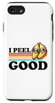 Coque pour iPhone SE (2020) / 7 / 8 Jeu de mots à la banane « I Peel Good » Funny Retro Banana