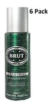 6 x Brut Deodorant Body Spray 200 ml - Original