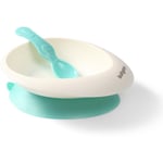 BabyOno Be Active Bowl with a Spoon spisesæt Mint 6 m+ 1 stk.