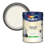 Dulux Silk Emulsion Paint For Walls And Ceilings - Jasmine White 5 Litres
