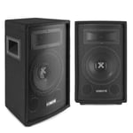 Pair 8" Inch Bedroom DJ PA Party Disco Passive Speakers 800W Max UK Stock