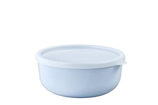 Mepal – Kitchen Storage Bowls Lumina – Food Storage containers with lid Suitable for Fridge, Freezer, steam Oven, Microwave & Dishwasher – Bowl with lid – 1500 ml – Nordic Blue