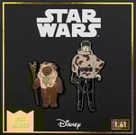 Star Wars Enamel Pin Badge Set 1.41 - Paploo and Luke Skywalker (in Battle Poncho)