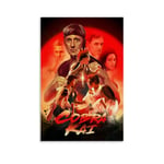 WSDSL Cobra Kai 7 Vintage Classic Movie TV Poster Prints Canvas Pictures Paintings on Canvas Wall Art for Home Decor framed Poster 16x24inch(40x60cm)