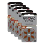 Rayovac Extra Advanced ACT 312 brun 5-pakk