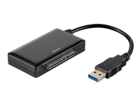 DELTACO USB3-SATA6G3 - Kontrollerkort - 2.5, 3.5 - SATA 6Gb/s - USB 3.0 - svart