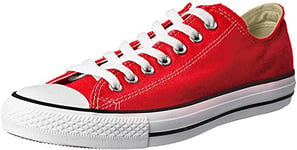 Converse Unisex Chuck Taylor All Star-Ox Low-Top Sneakers, Red (Red 600), 18 UK