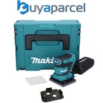Makita DBO480Z 18v LXT 1/4 Sheet Cordless Palm Sander Hook Loop + Makpak Case