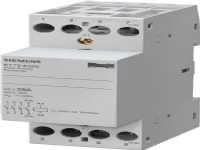 Kontaktor 20A/AC3,4kW,effekt 4W,4 NO36mm bred Glödlampa 1600W/polLjusrör 58W okompenserad 24/polDin rail