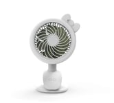 Desktop handheld mini small fan clip with desk lamp two in one USB small fan charging shaking head electric fan