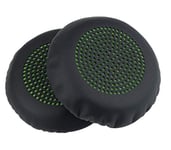 Replacement protein cushion earpads earmuff cups ear pads pillow cover For Skullcandy GRIND WIRELESS Headset Headphone (black with green net)