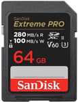 Extreme Pro SDXC 64GB Class 10 UHS-II