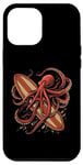 Coque pour iPhone 13 Pro Max Planche de surf Octopus Kraken Surf Board Ocean Surfer
