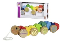 Eichhorn 100003447 Peluche Chenille avec Mouvement 32 cm de Long Bois de hêtre