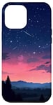 Coque pour iPhone 14 Pro Max Paysage de ciel de minuit nature en