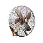 Retro Cooling Fan/Wall Mount Fan/Air Fans, Ideal for Home and Office, 18×18×13in, 71 Inches Power Cord, Oscillating/Rotating