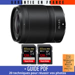 Nikon Z 35mm f/1.8 S + 2 SanDisk 128GB UHS-II 300 MB/s + Guide PDF ""20 TECHNIQUES POUR RÉUSSIR VOS PHOTOS