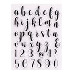 Arrietty Lower Case Alphabets Alphas Numbers Clear Stamps for Card Making Decoration and DIY Scrapbooking