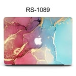 Convient pour étui de protection pour ordinateur portable Apple AirPro housse de protection pour macbook couleur marbre boîtier d'ordinateur-RS-1089- 2019Pro16 (A2141)