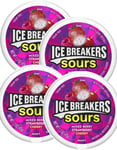 8 stk Ice Breakers Sours Sugar Free Candy - Sockerfritt Godis med Fruktsmaker (USA Import) - Hel Låda
