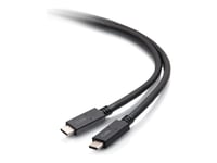 C2g 6.5Ft (2M) Usb-C Male To Usb-C Male Cable (20V 3A) - Usb 3.2 Gen 1 (5Gbps) - Usb-Kabel - 24 Pin Usb-C (Hane) Till 24 Pin Usb-C (Hane) - Usb 3.2 Gen 1 - 20 V - 3 A - 2 M - Svart