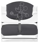 Hauck Disney Alpha Highchair Pad Select - Mickey Mouse Anthracite