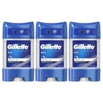3 x Gillette Arctic Ice Antiperspirant Gel Stick Deodorant 48H Protection 70ml