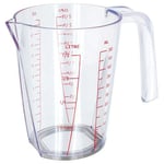Judge Kitchen TC283 Plastic Tritan Measuring Jug, 500ml, Cup Markings, Non-Slip Base, Dishwasher Safe