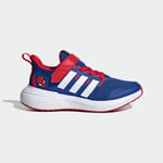 adidas x Marvel FortaRun Spider-Man 2.0 Cloudfoam Sport Lace Top Strap Shoes Kids