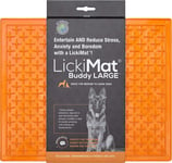 Lickimat LICKI MAT - Dog Bowl Buddy Xl Orange 30,5X25,5Cm (645.5380)