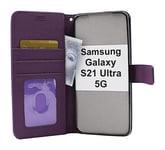 New Standcase Wallet Samsung Galaxy S21 Ultra 5G (G998B) (Lila)