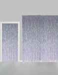 Iriserende Shimmer Dørforheng 240x100 cm