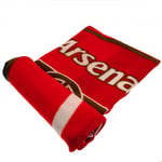 Arsenal FC Pulse Design Soft Fleece Blanket Red Polyester Official Merchandise