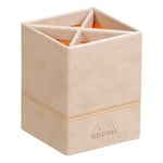 Pennställ Beige 8x8x11 cm Rhodiarama