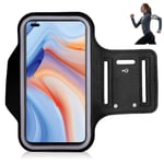 iPro Accessories Oppo A53 /Reno4 Pro /Reno4 /A72 5g /Reno4 Pro 5g /Reno4 5g /Find X2 Neo /A92s Armband Case, Sports, Running, Jogging, Walking, Hiking, Workout and Exercise Armband Case (BLACK)