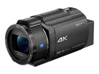 Sony Handycam FDR-AX43 - Caméscope - 4K / 30 pi/s - 8.57 MP - 20x zoom optique - Carl Zeiss - carte Flash - Wi-Fi, NFC - noir