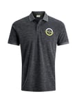  Jack and Jones Men's Polo Shirt Slim Fit Button Up Short Sleeve Sports T-Shirts