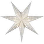 Star Trading Pappersstjärna Lace Vit (45x45cm)