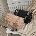 single shoulder crossbody chain bag camellia damväska Khaki