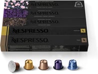 50 NESPRESSO COFFEE CAPSULES (10 X VOLLUTO, 10 X ROMA, 10 X COSI, 10 X VIVALTO L