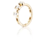 Efva Attling Baguette Wedding 030 ct Ring Guld 15.50 mm