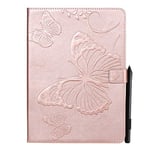 JIan Ying Case for iPad Pro 11 (2018/2020) Slim Lightweight Protective Protector Cover Pink gold butterfly