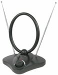 Mercury Digital Indoor TV HDTV Aerial Amplified Television DAB/FM Radio Antenna 