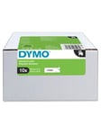 DYMO D1 tape, 19mm x 7m rulle, sort på hvid, selvklæbende tape til LabelManager printere, original, 10 ruller