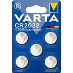 Varta CR2032 knappcellsbatteri (5 st.)
