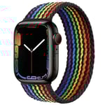 Slitstarkt och Elastiskt Apple Watch Armband 38mm/40mm/41mm Flerfärgad M