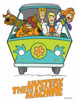 Fred's Mystery Machine Van Official Scooby Doo Cardboard Cutout / Standee