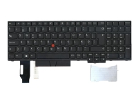 Chicony - Erstatningstastatur for bærbar PC - med Trackpoint, UltraNav - QWERTY - Dansk - svart - FRU - for ThinkPad E580 E585 E590 E595 L580 L590 T590