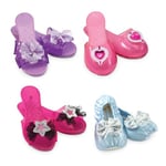 Melissa & Doug Costume Role Play Collection - Step In Style! Dress-Up Shoes Set (4 Pairs) - Princess Play Shoes for Kids Ages 3+