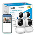Tapo 2K Pan/Tilt Home Security Wi-Fi Camera, 360° horizontal and 114° vertical range,AI&Baby Cry Detection, 2way audio, Cloud &SD Card Storage up to 256 GB,work with Amazon Alexa&Google (Tapo C210P2)